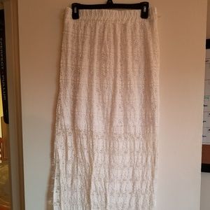 White Lace Skirt